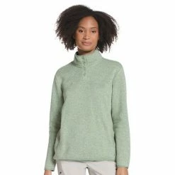 Women’s Eddie Bauer Snap Front Mockneck Sweater Sage Heather -Eddie Bauer Shop unnamed file 860