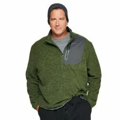 Big & Tall Eddie Bauer Cloud Regular-Fit Quarter-Zip Pullover Jacket Cement -Eddie Bauer Shop unnamed file 988